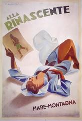 Italian Fashion Poster by Marcello Dudovich, circa 1940