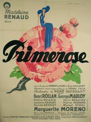 French Art Deco Period Movie Poster by Jean Mercier, 1934