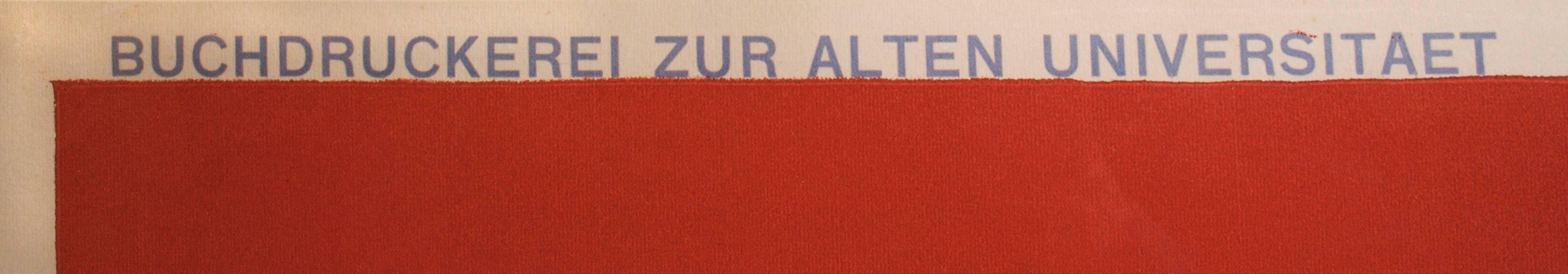 Das Neue Heim, A Swiss letterpress poster advertising 