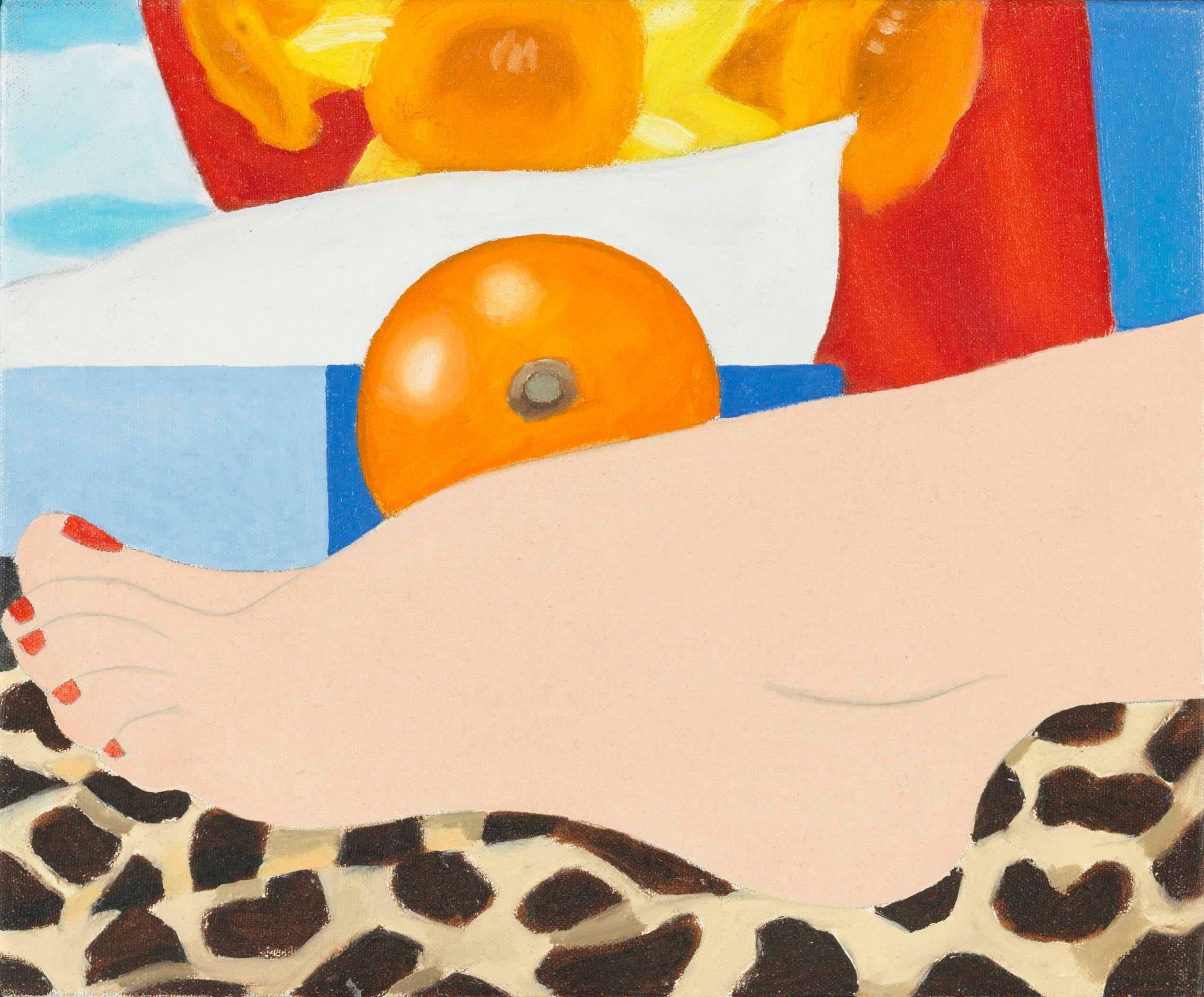 A Study for 'Most Beautiful Foot' - Painting by Tom Wesselmann