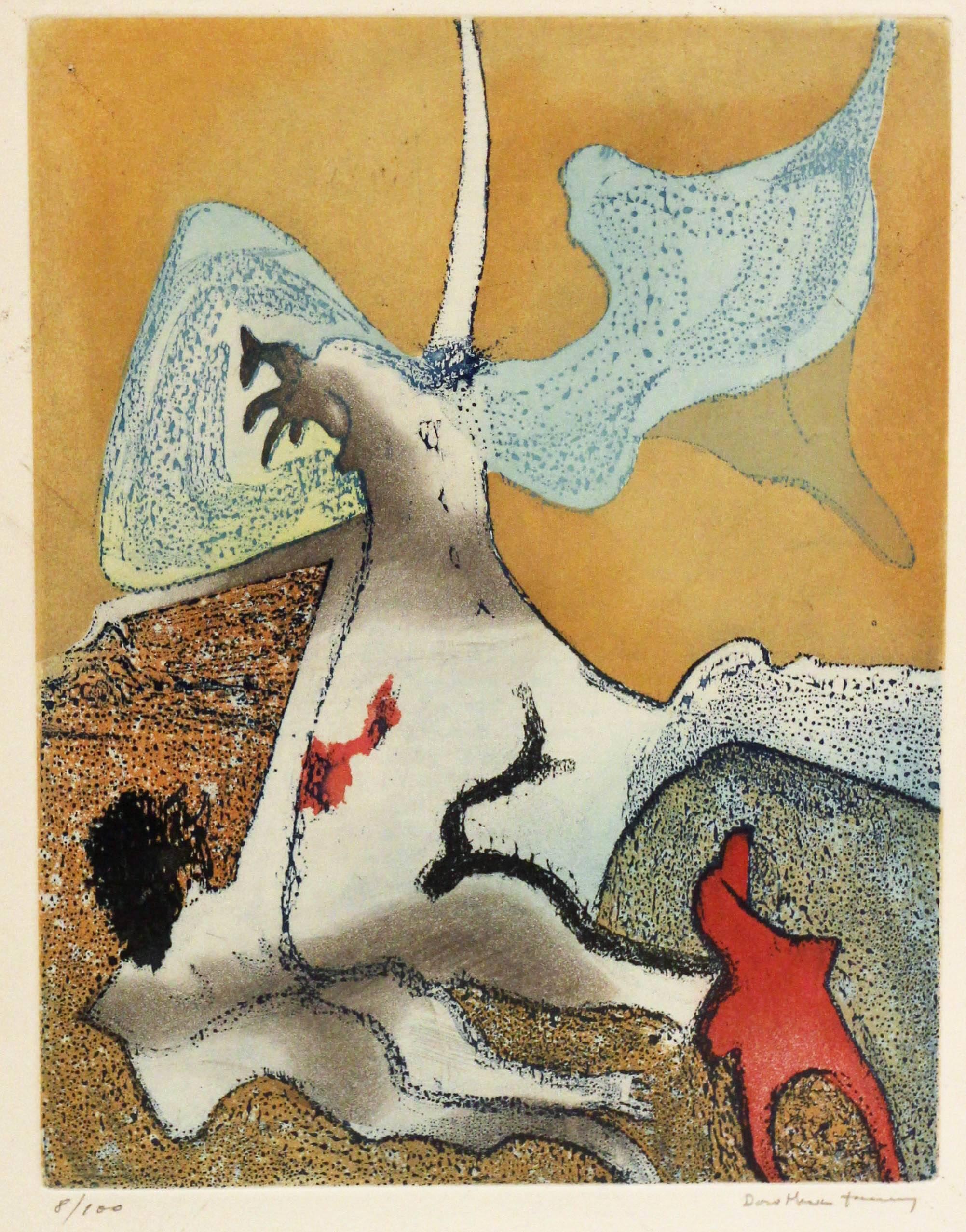 Dorothea Tanning Abstract Print - Untitled