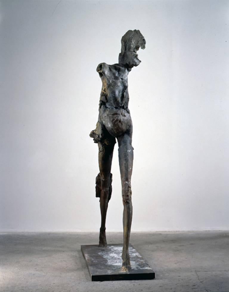 Stephen De Staebler Figurative Sculpture - Winged Woman Walking V