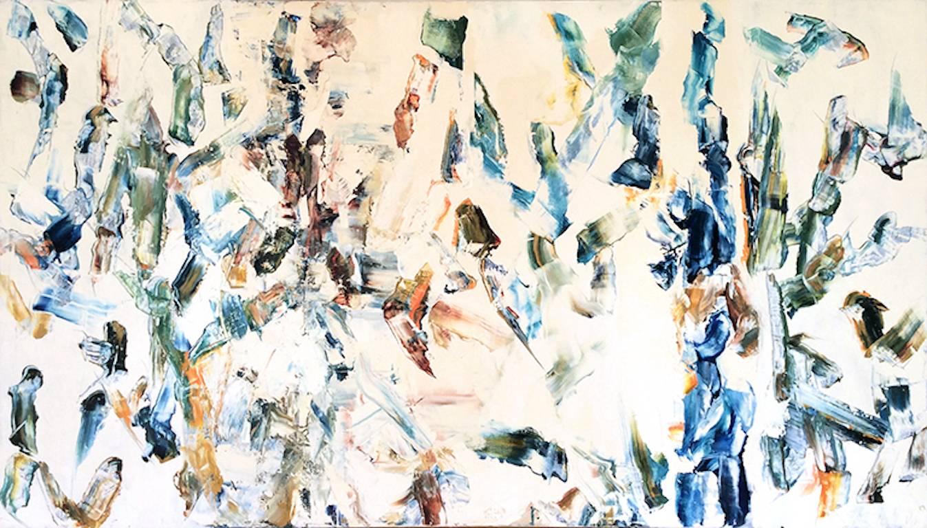 John DiPaolo Abstract Painting - White Nights