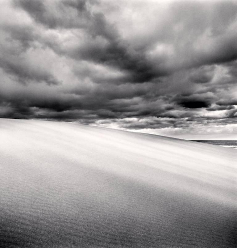 Michael Kenna Landscape Photograph - Sand Dunes and Clouds, Tottori, Honshu, Japan