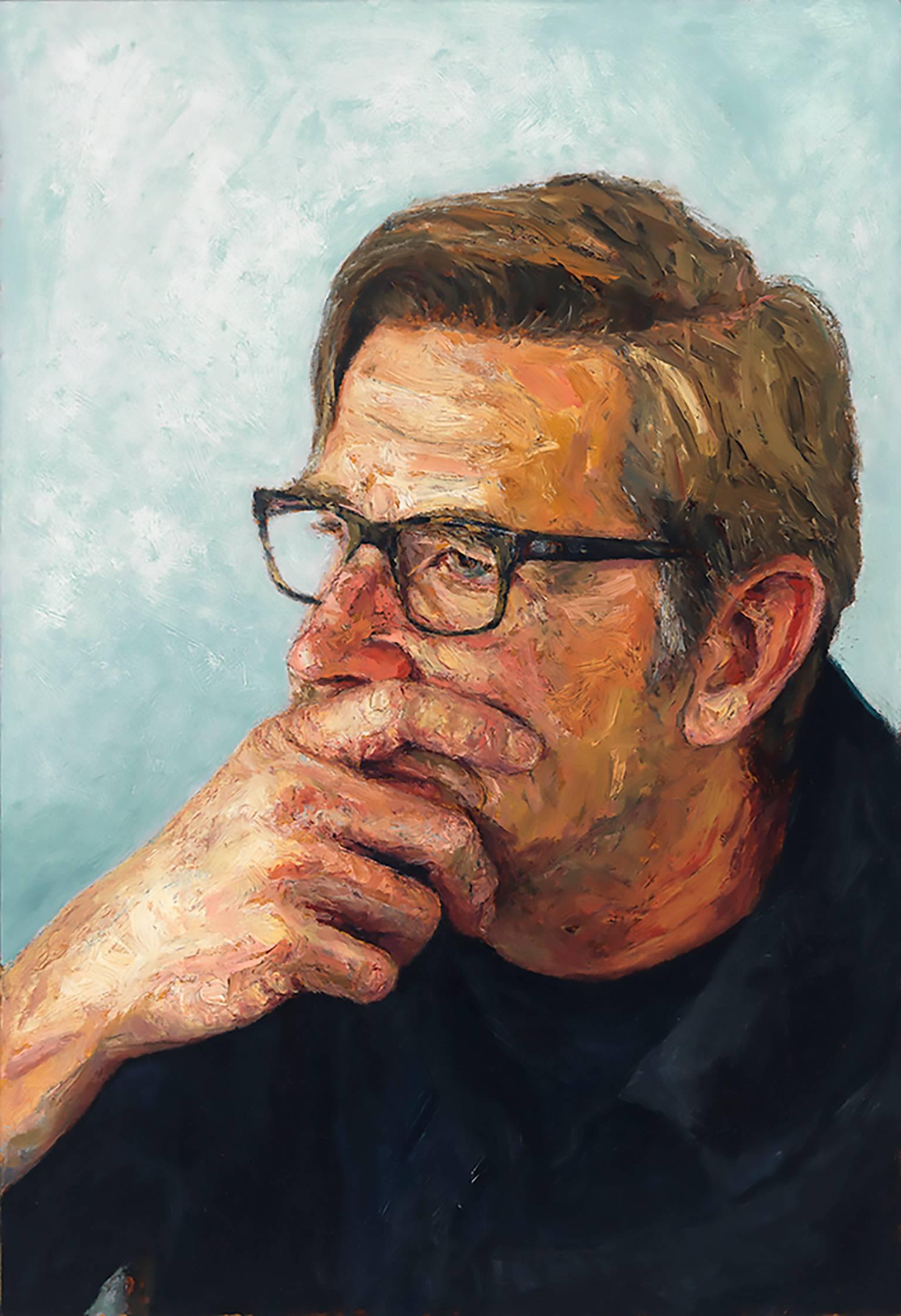 Michael Tschantz-Hahn Portrait Painting - Self Portrait #2