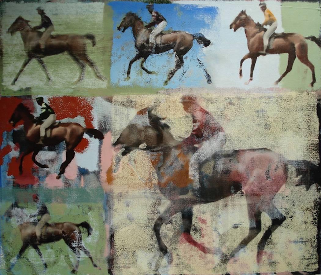 Philip Buller Animal Painting - Horse Chops