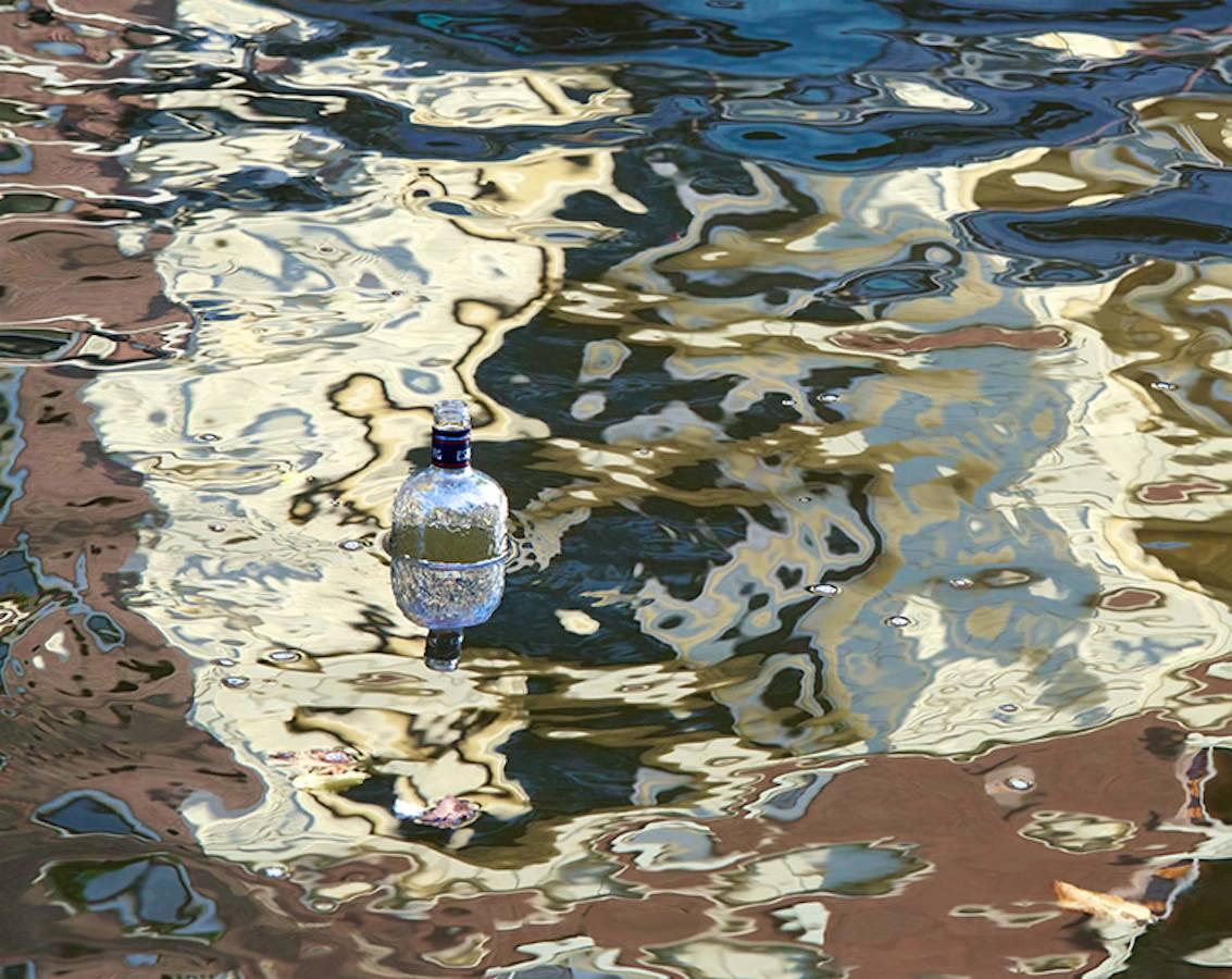 Barbara Vaughn Abstract Photograph - Marine Debris - Bottle