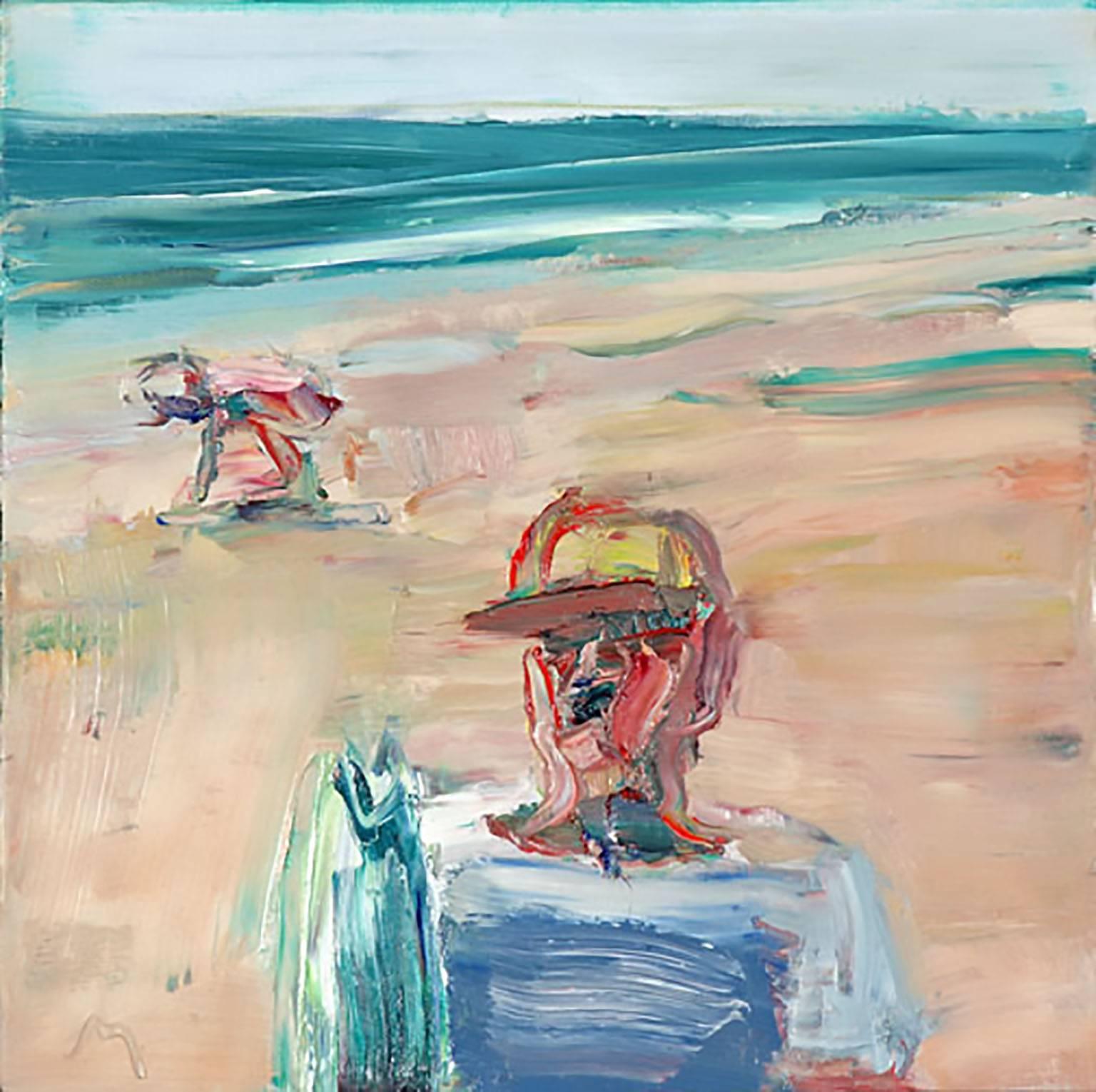 Marshall Crossman Portrait Painting - Beach Series #56