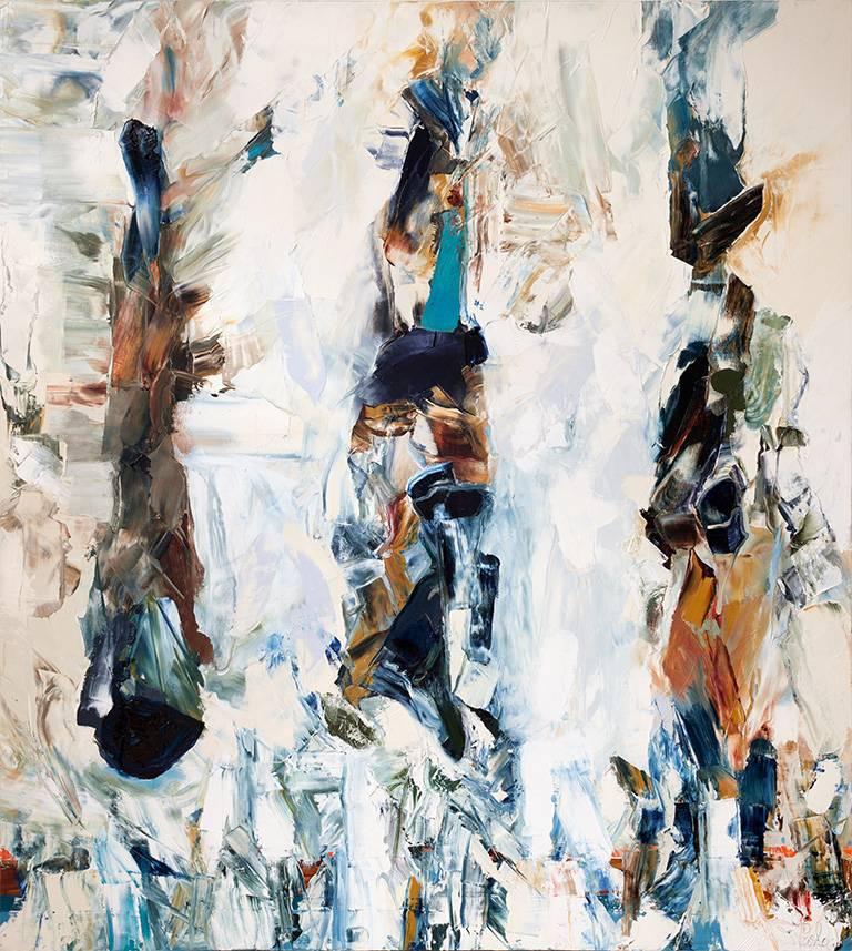John DiPaolo Abstract Painting - Totem #8