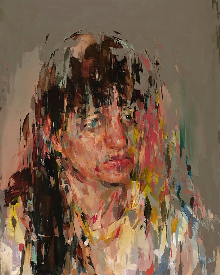 Kai Samuels-Davis Portrait Painting - The Guardian III
