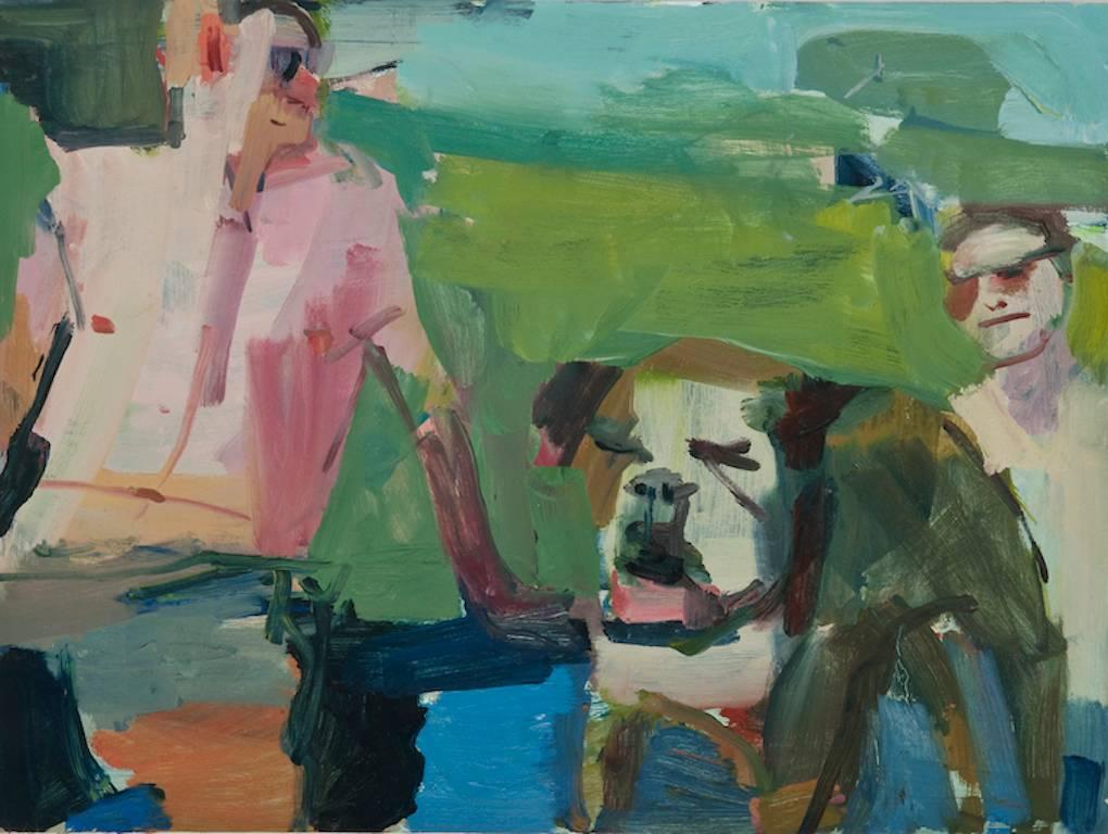 Jennifer Pochinski Figurative Painting - Dog painting