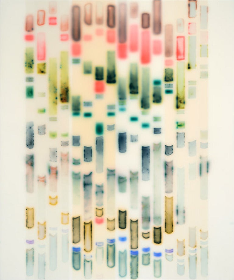 Jaq Chartier Abstract Painting – 10 Dilutions mit 4 Weißtönen