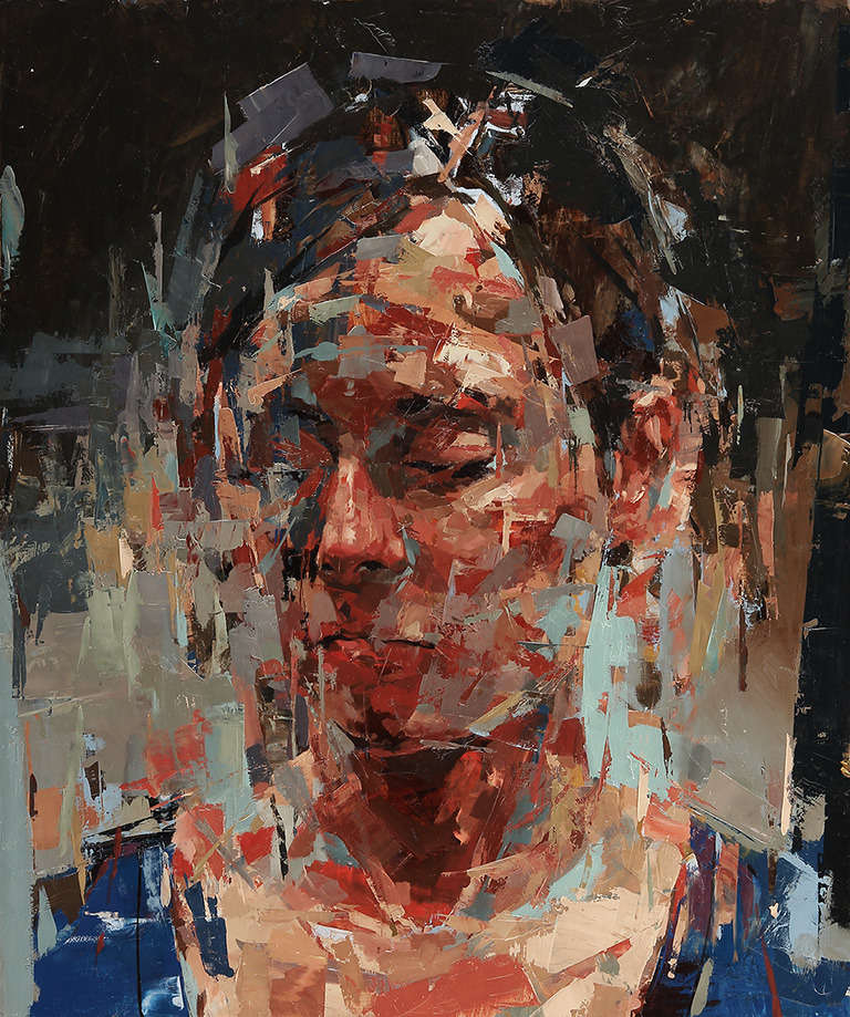Kai Samuels-Davis Portrait Painting - A Drift