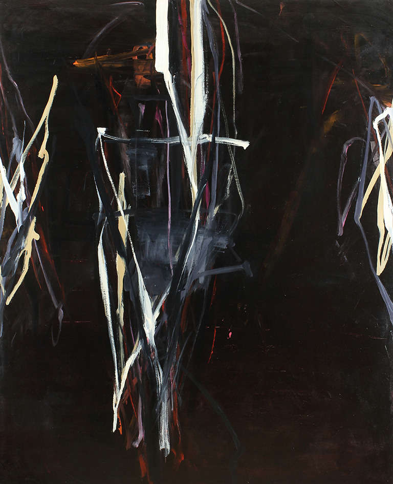 Tom Lieber Abstract Painting - New Moon