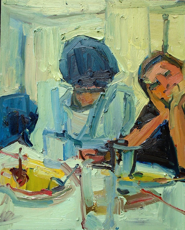 Figurative Painting Jennifer Pochinski - Chinatown, San Francisco