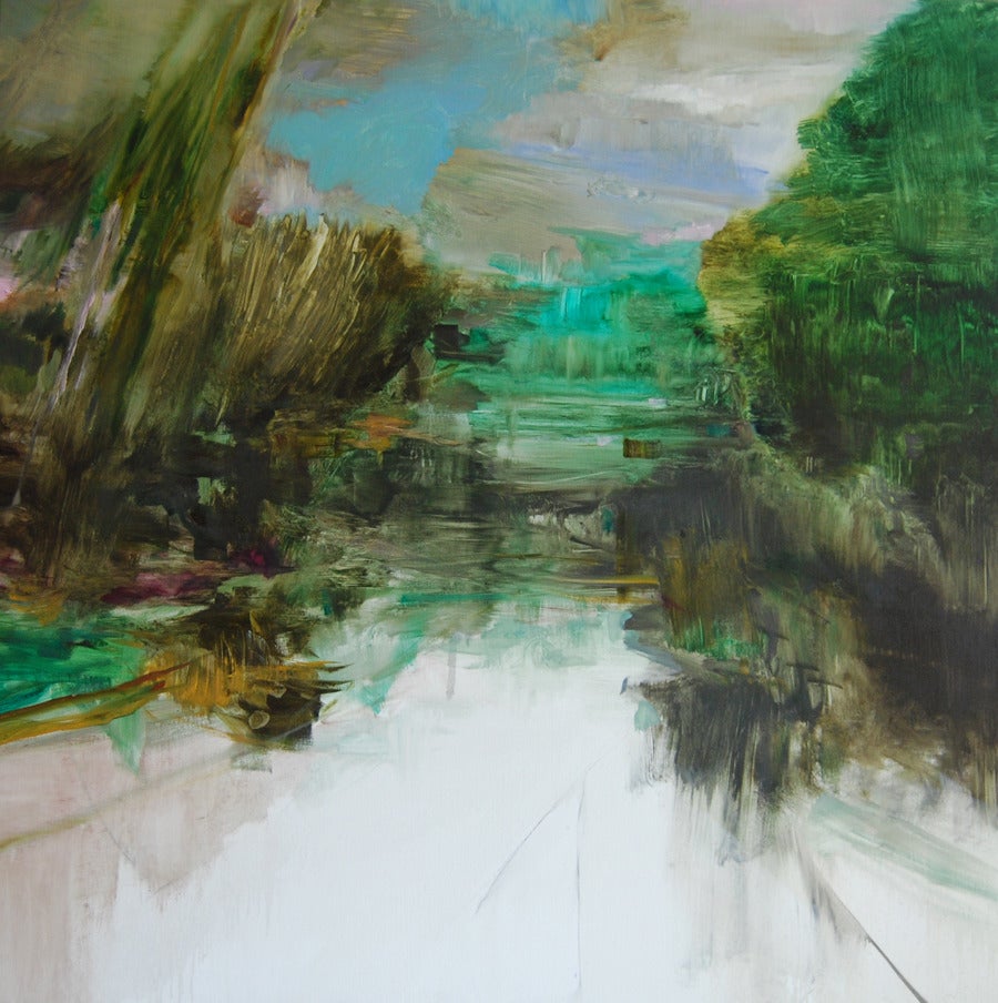 Edwige Fouvry Landscape Painting - Marais Poitevin