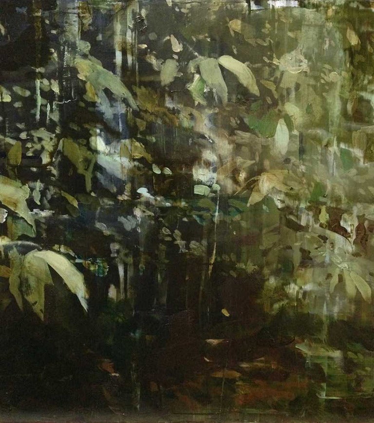 Rainy July - Painting by Alex Kanevsky