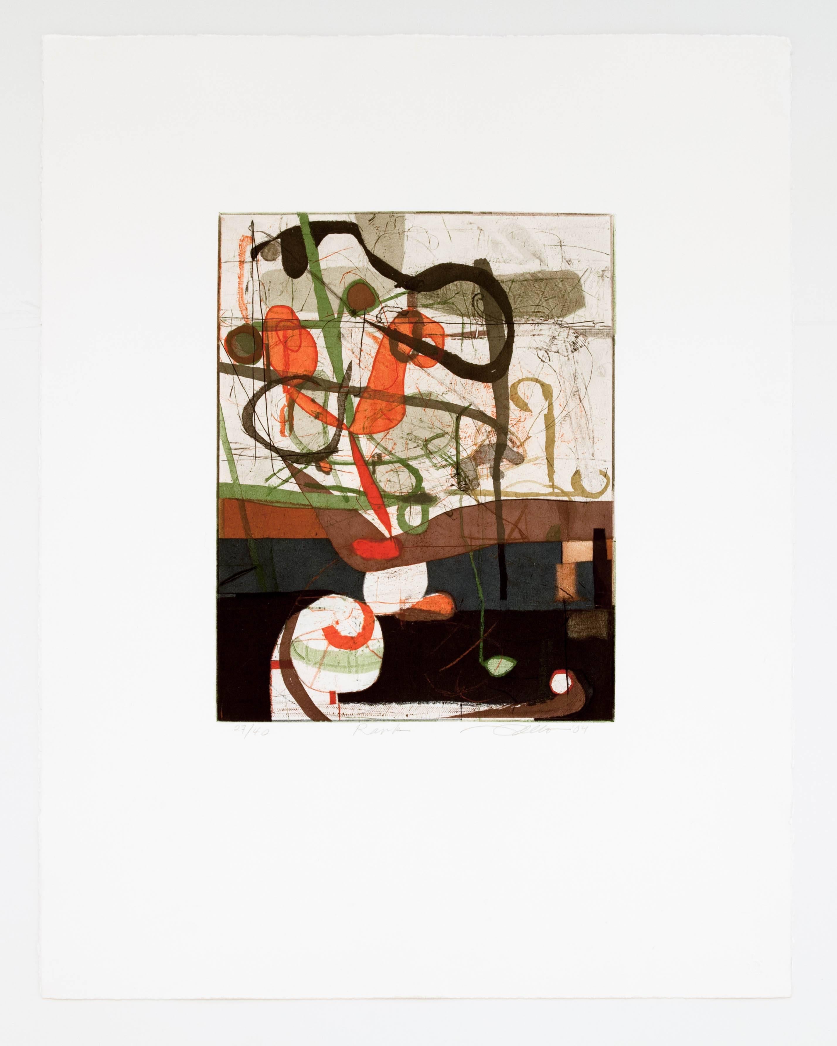 David Kelso Abstract Print - Rank