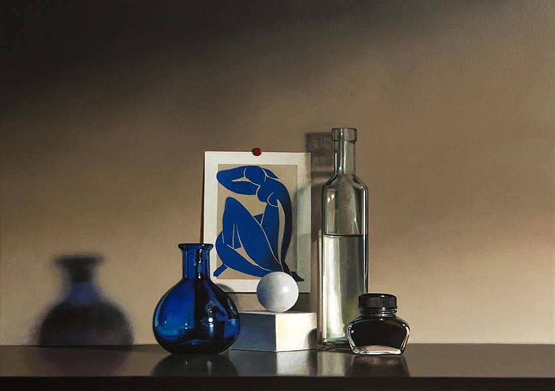 Guy Diehl Still-Life Painting - Still Life with Matisse