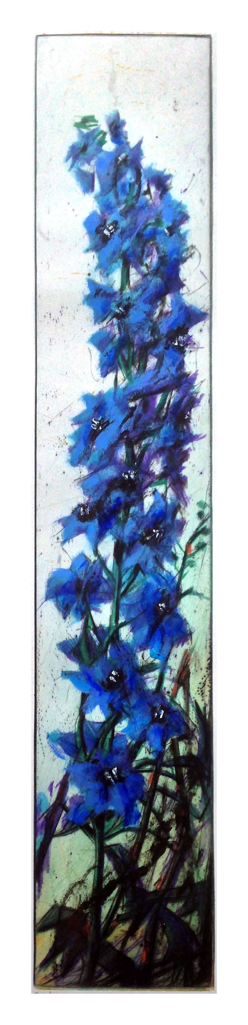 Peter Wever Still-Life Print - Delphinium