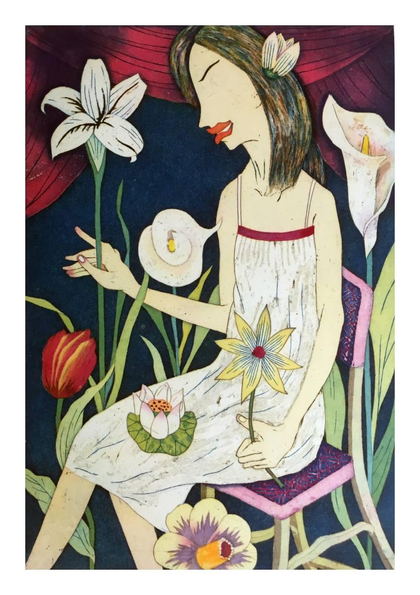 Still-Life Print de Yuji Hiratsuka - Charla sobre jardinería