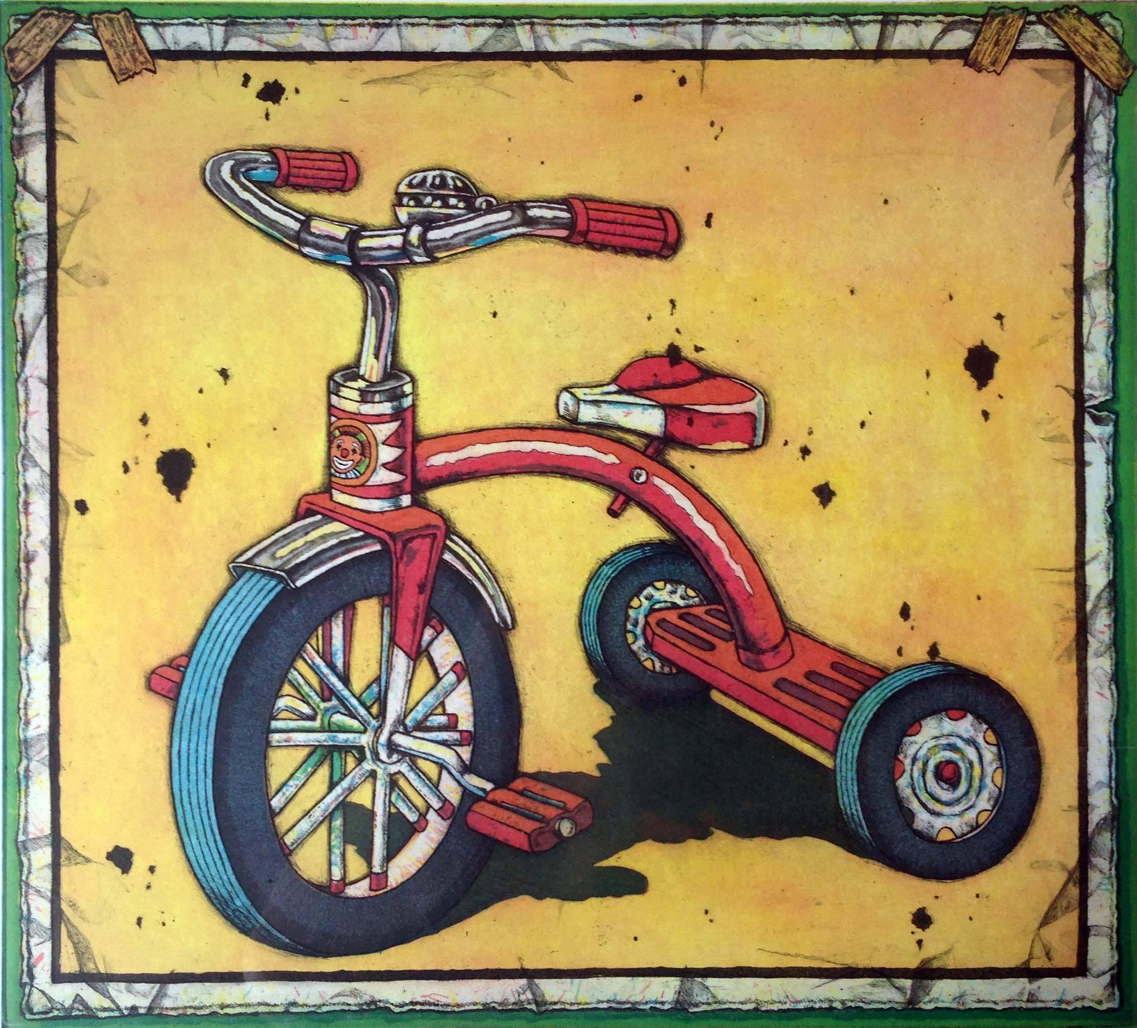 Xavier Viramontes Print - The Notorious Red Trike