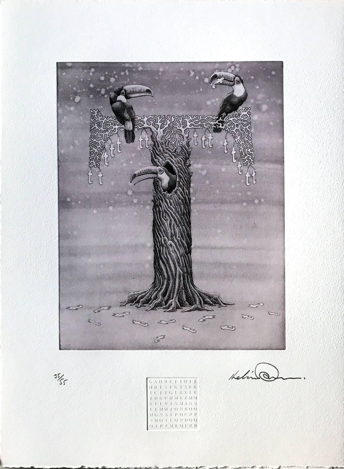 Kelvin Mann Animal Print - "T"
