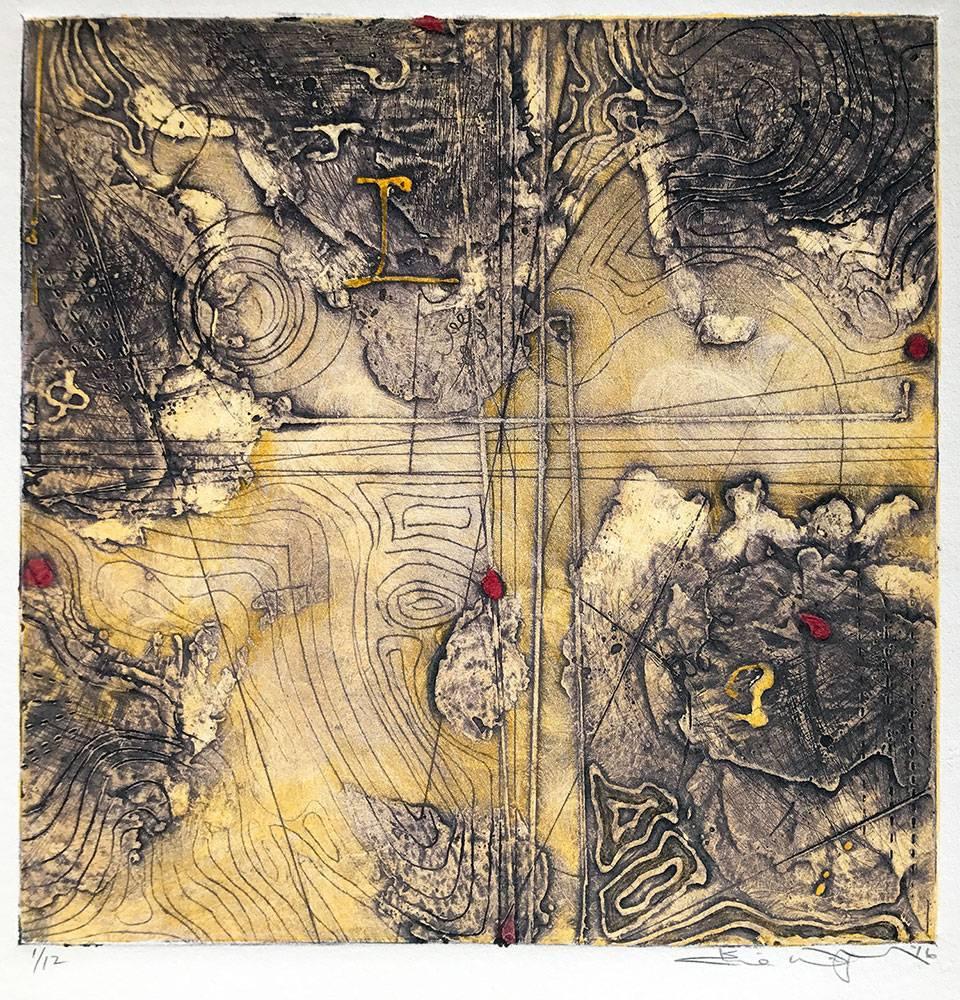 Signed and numbered.

Elise Wagner painter, printmaker, and teacher, is a recent recipient of the Pollock Krasner Foundation Grant. Originally from Jersey City, New Jersey, Elise relocated to Portland, Oregon over 30 years ago. Her initial