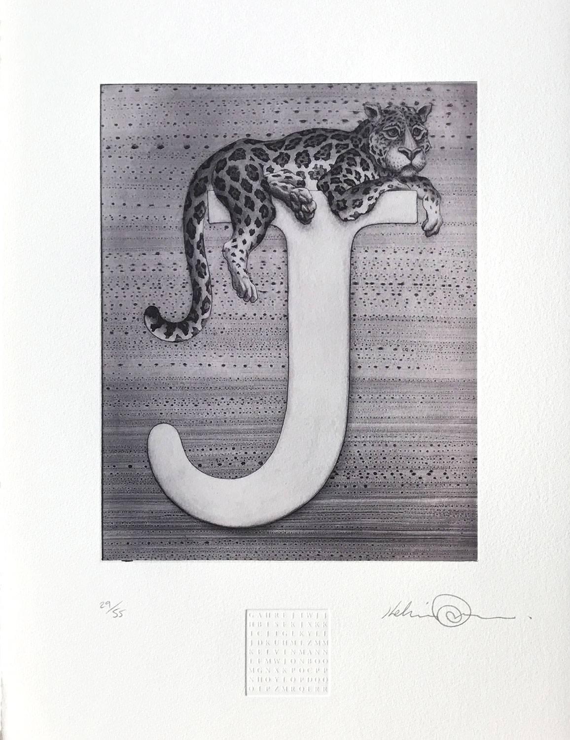 Kelvin Mann Animal Print - "J"