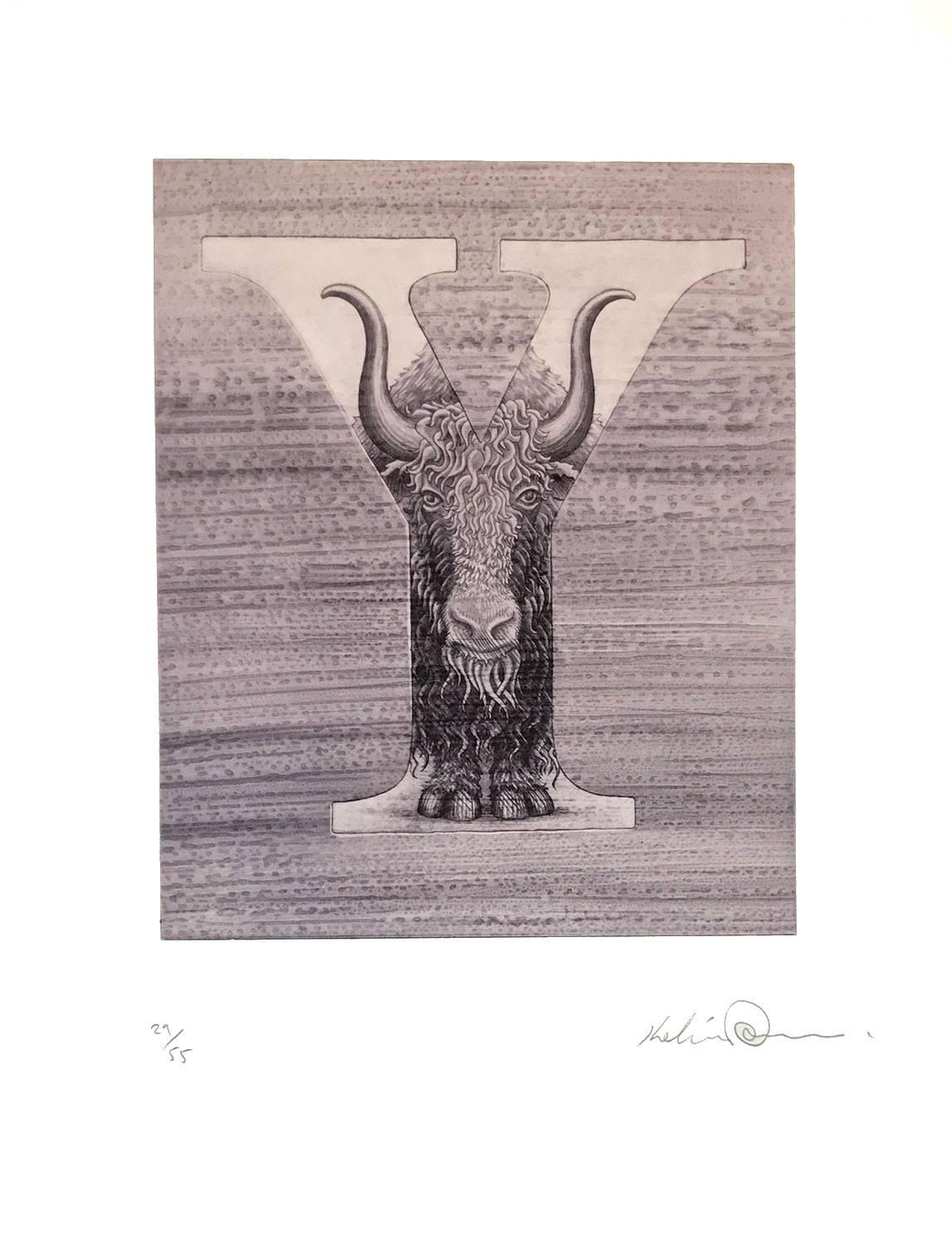 Kelvin Mann Animal Print - "Y"