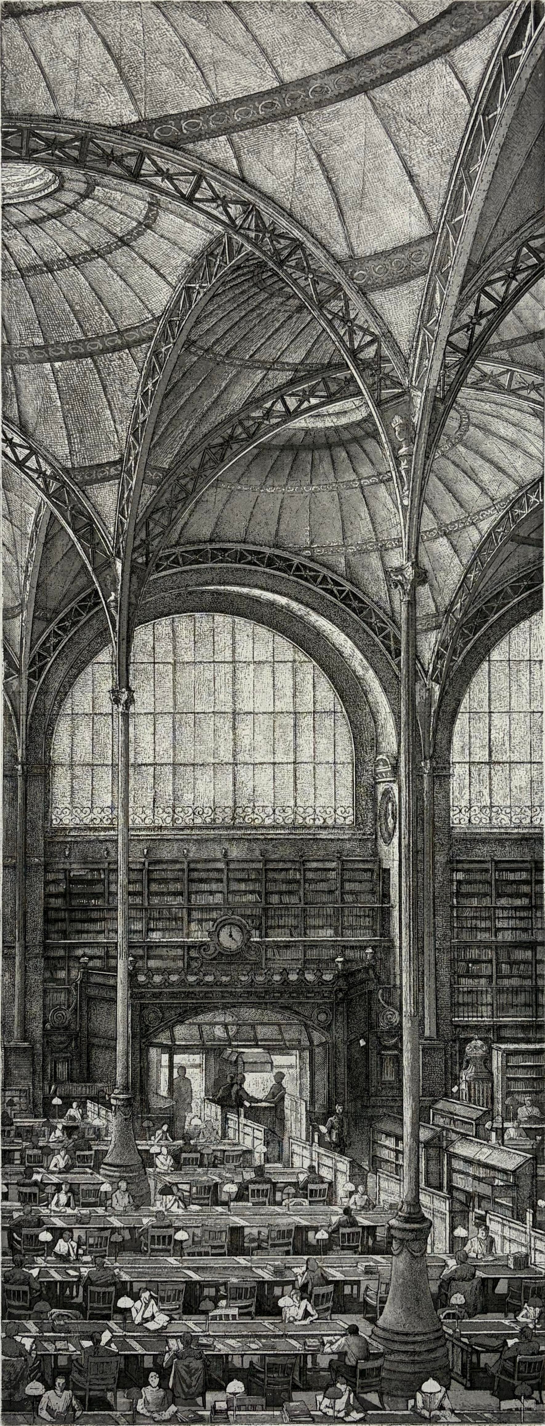 Fragment aus der „Salle Labrouste Coté Nord“, von Erik Desmazieres
