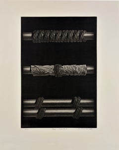 Game Work No. 20 — Japanese Mezzotint by Katsunori Hamanishi