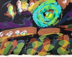 «Platillo volador sobre Roswell, Nuevo México», serigrafía de Frank Romero