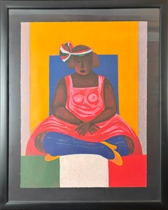 María No Seas Coqueta — Color Serigraph by Rodolfo Morales