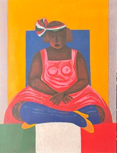 María No Seas Coqueta — Color Serigraph by Rodolfo Morales