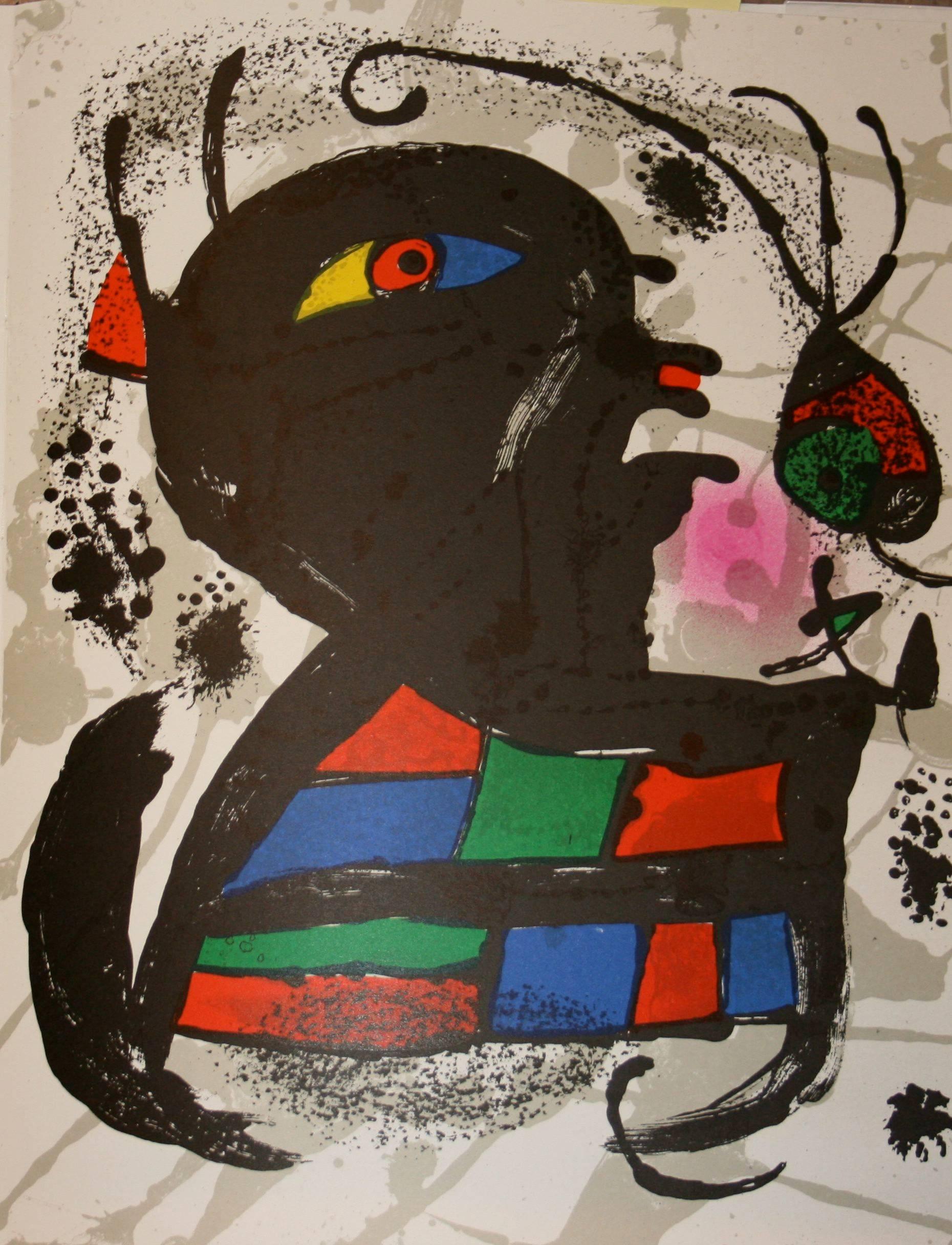 Joan Miró Abstract Print – Lithographie V – Band III