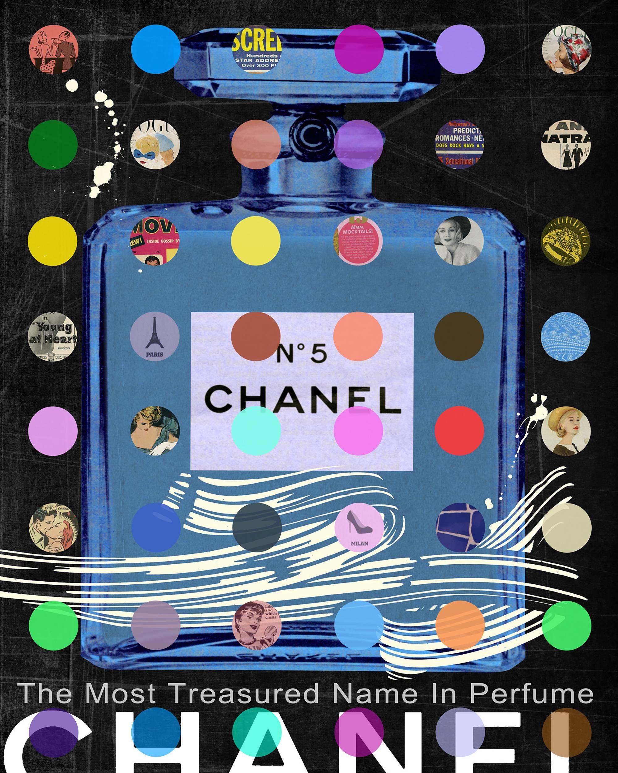 Chanel no. 5 - Mixed Media Art de Nelson De La Nuez