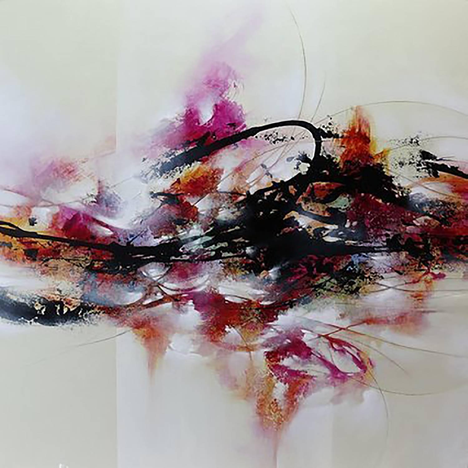 Cody Hooper Abstract Painting - Passionate Embrace