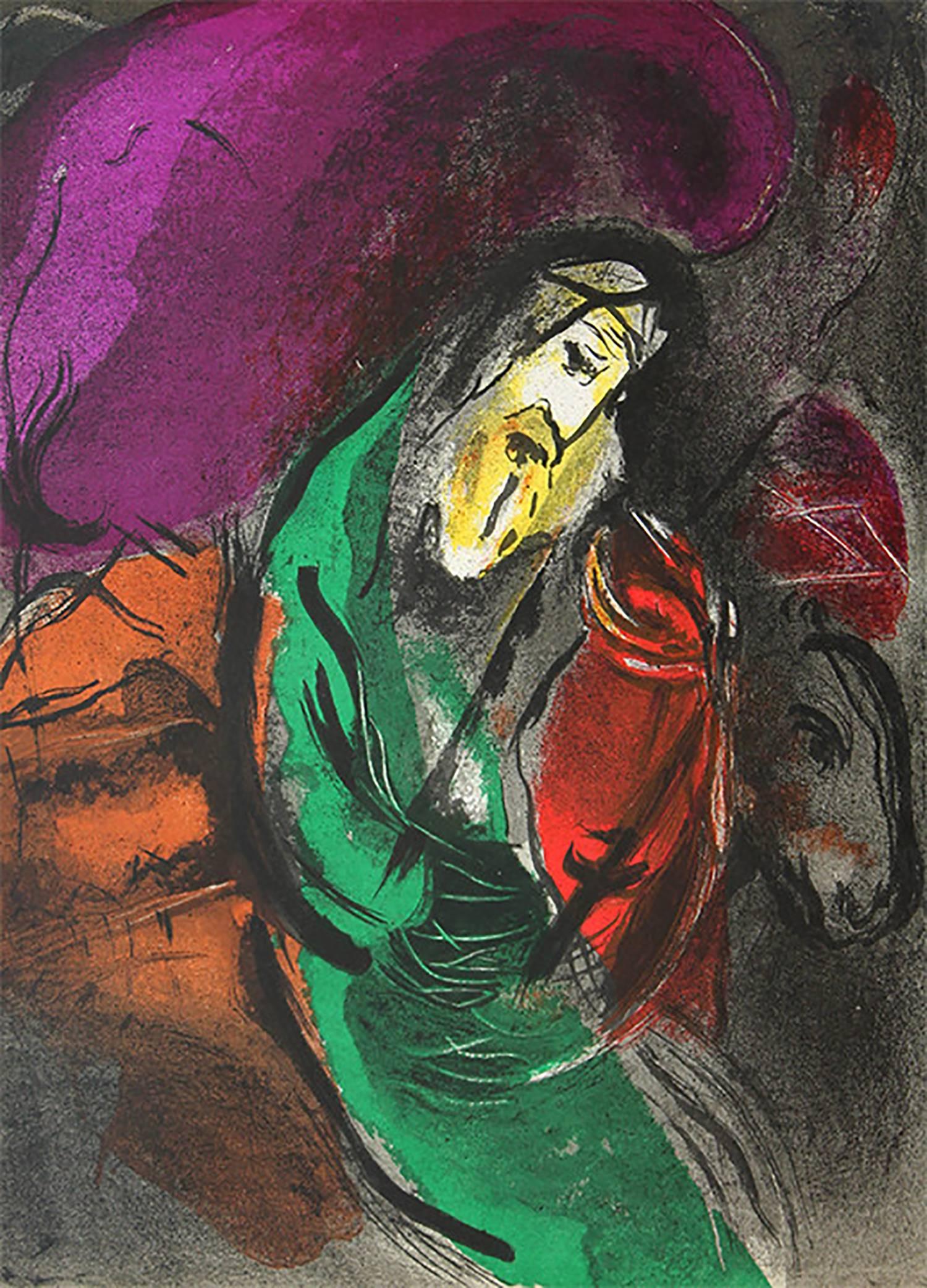 Marc Chagall Figurative Print - Jeremiah