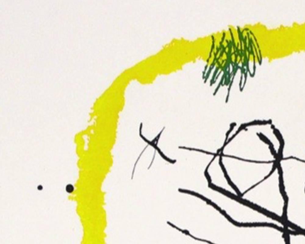 Personatges Solars (Dupin 648) - Abstract Print by Joan Miró