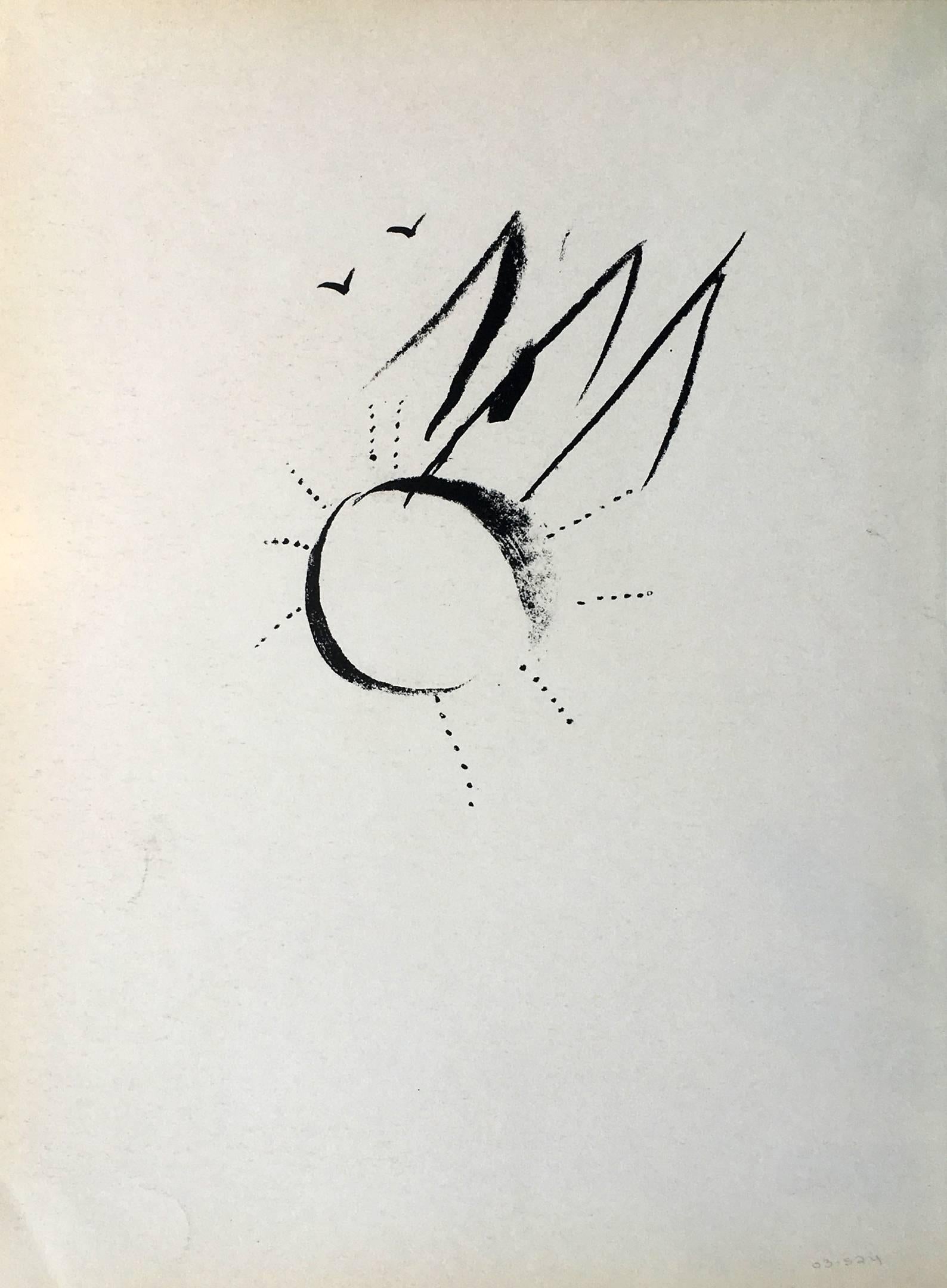 Job in Despair - Print by Marc Chagall