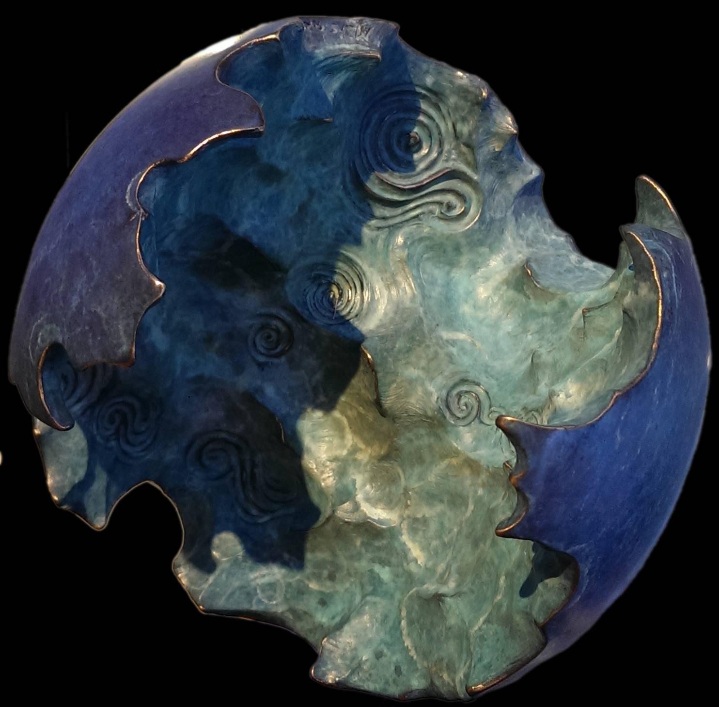Inner Storm - Sculpture by John Maisano