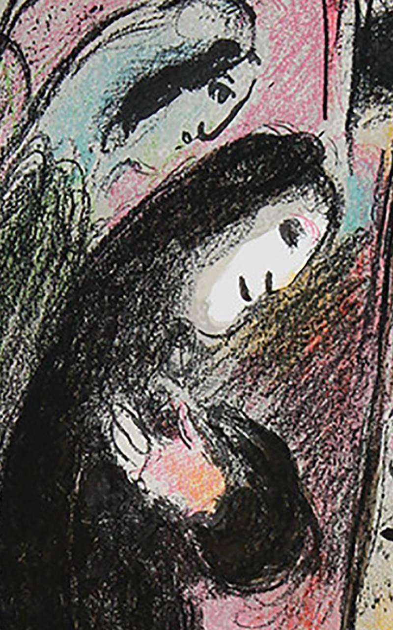 Inspiration - Black Figurative Print by Marc Chagall