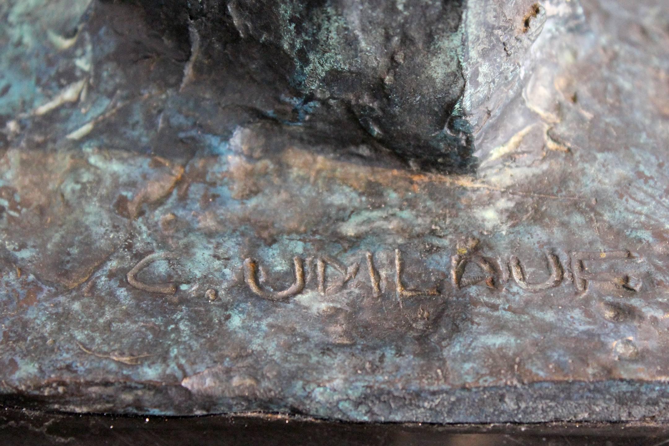 Charles Umlauf 
Ikarus 
Bronze auf schwarzem Marmorsockel 
34