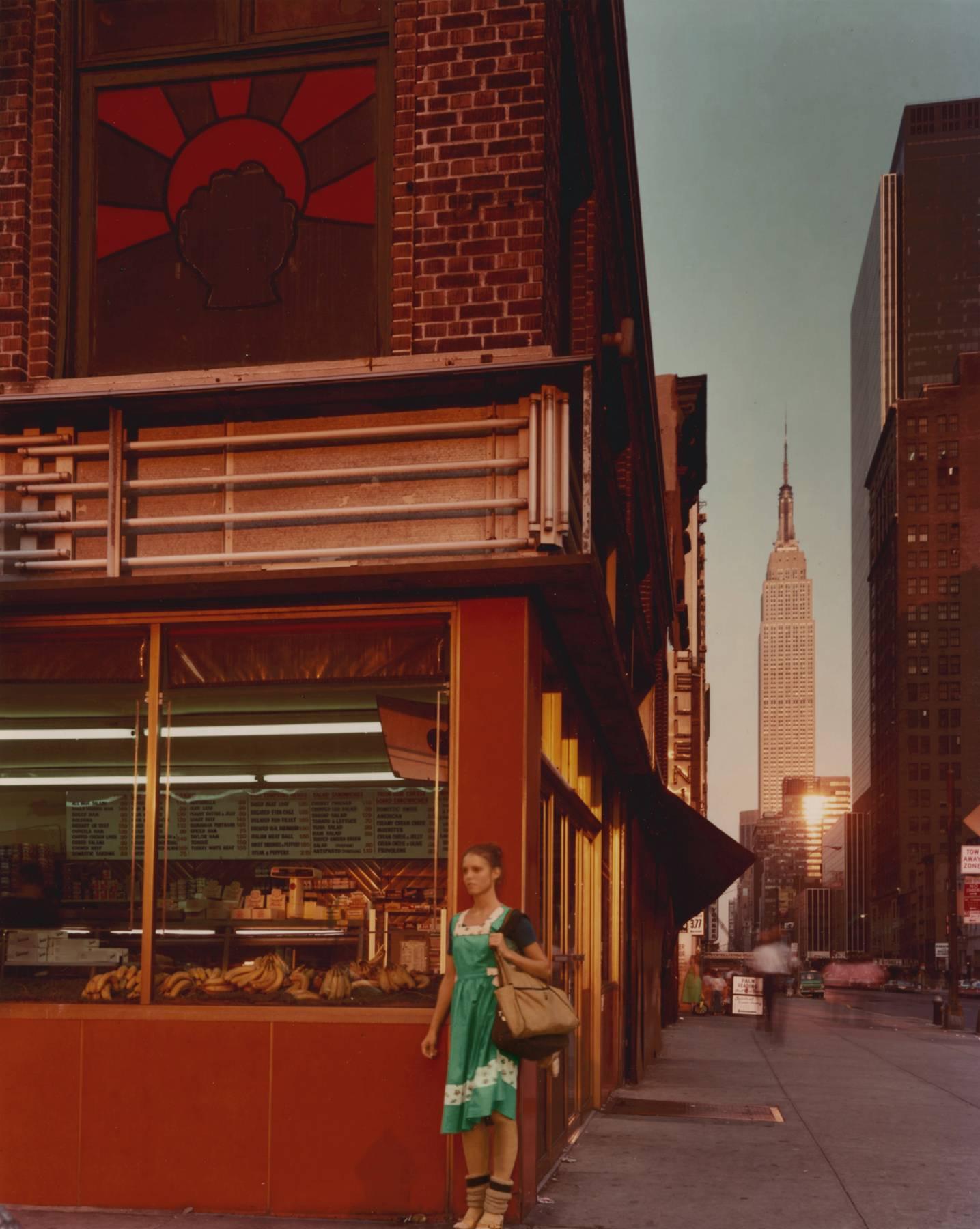 Joel Meyerowitz Color Photograph - Young Dancer, 34th Street and 9th Avenue, New York City