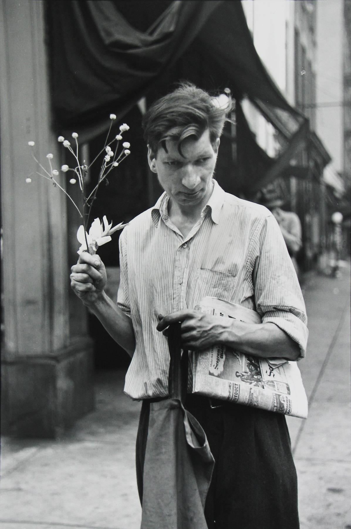 Louis Faurer Black and White Photograph - Eddie, New York, NY