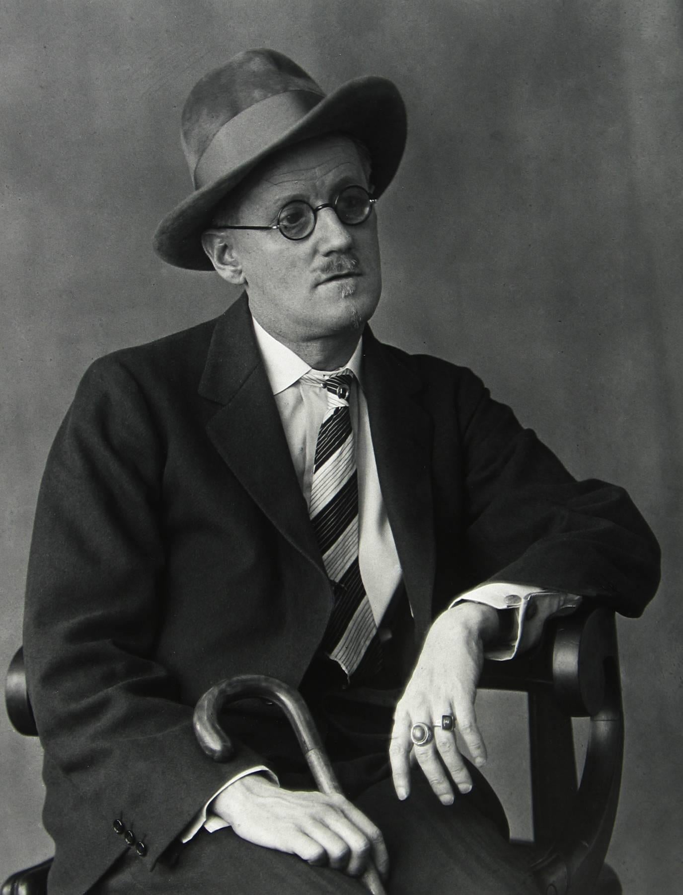Berenice Abbott Portrait Photograph - James Joyce