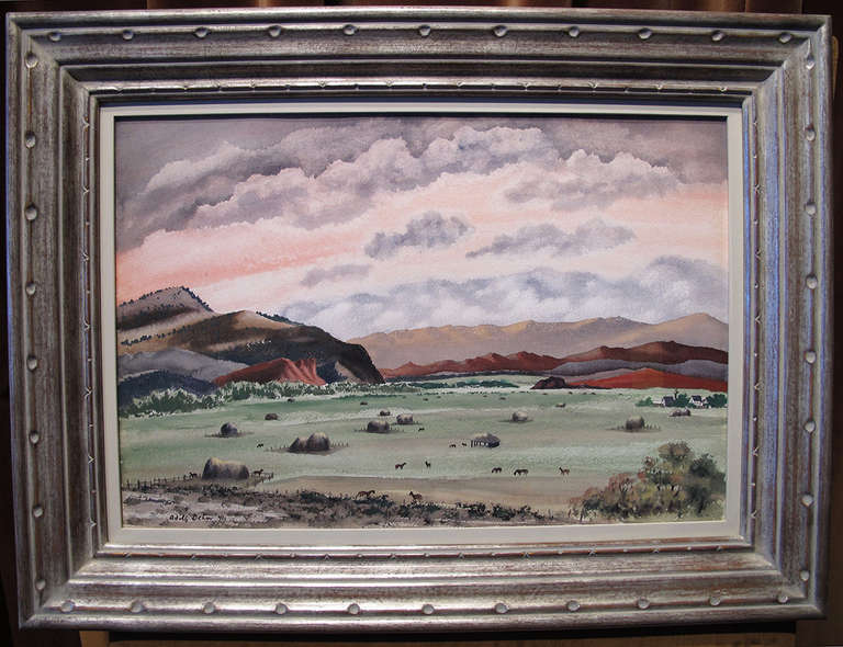 Gunnison Valley, Colorado - American Realist Art by Adolf Arthur Dehn