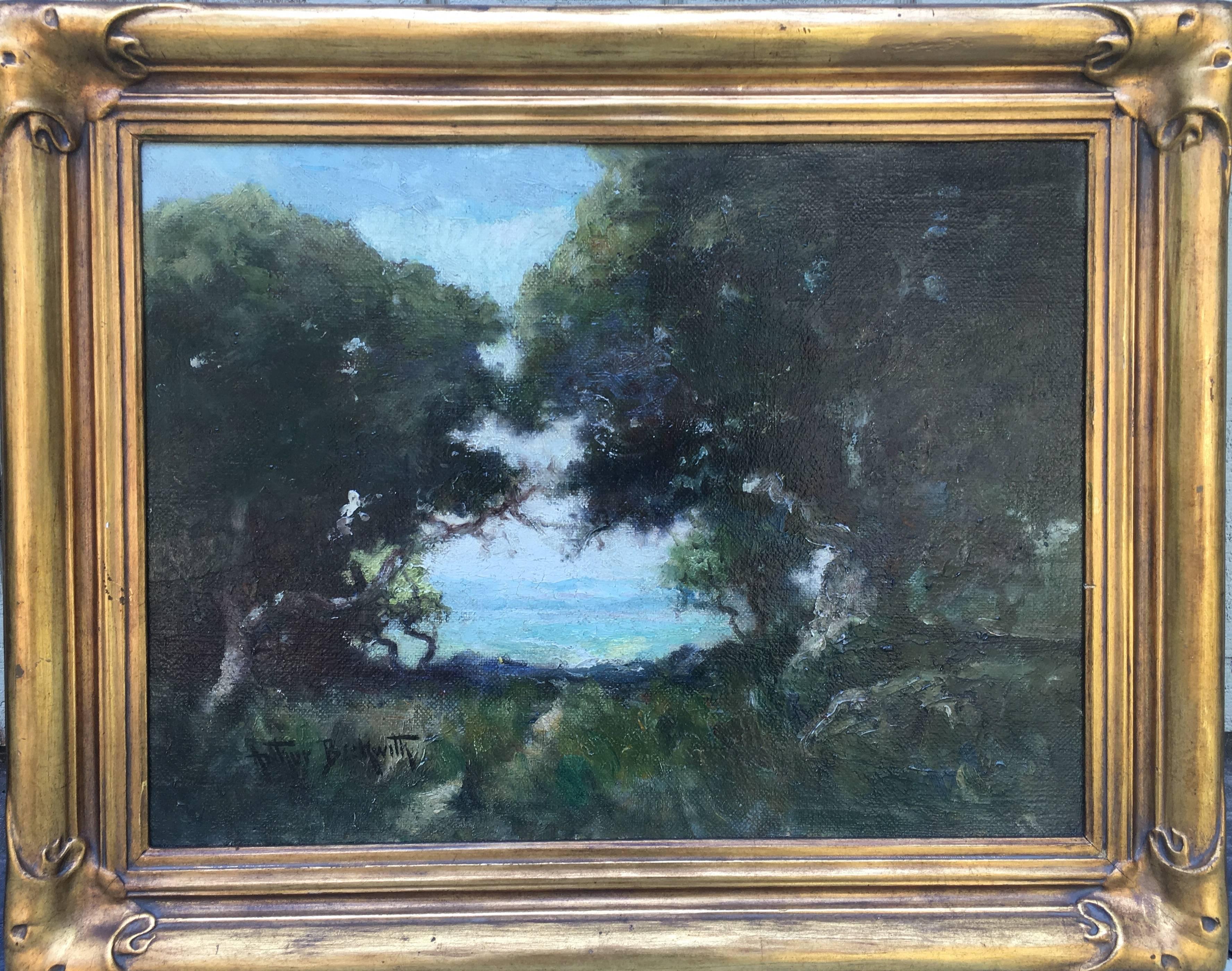 Arthur Beckwith Landscape Painting - Opening Through the Trees