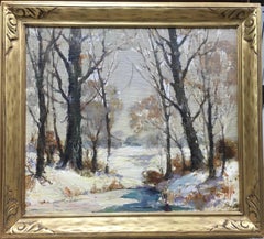 Winter Scene in the Woods